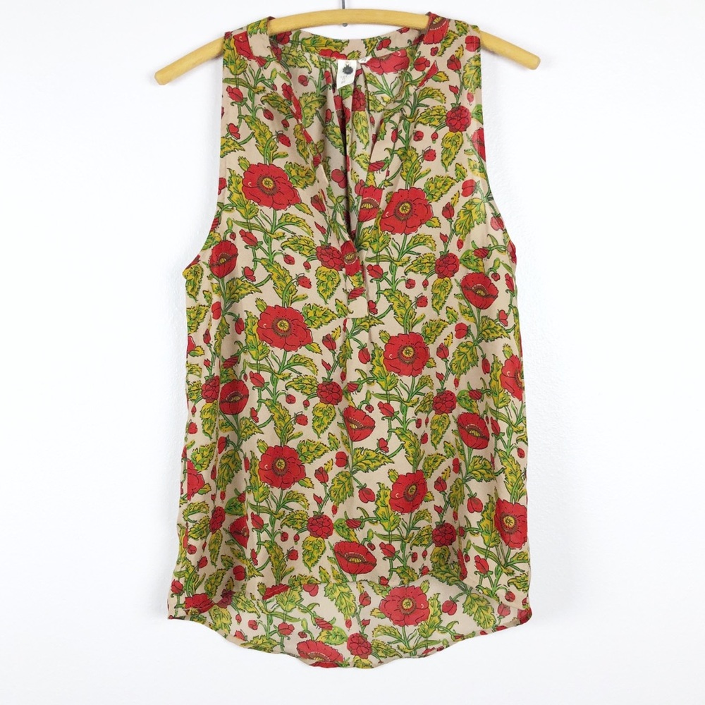 Let it be floral shirt
